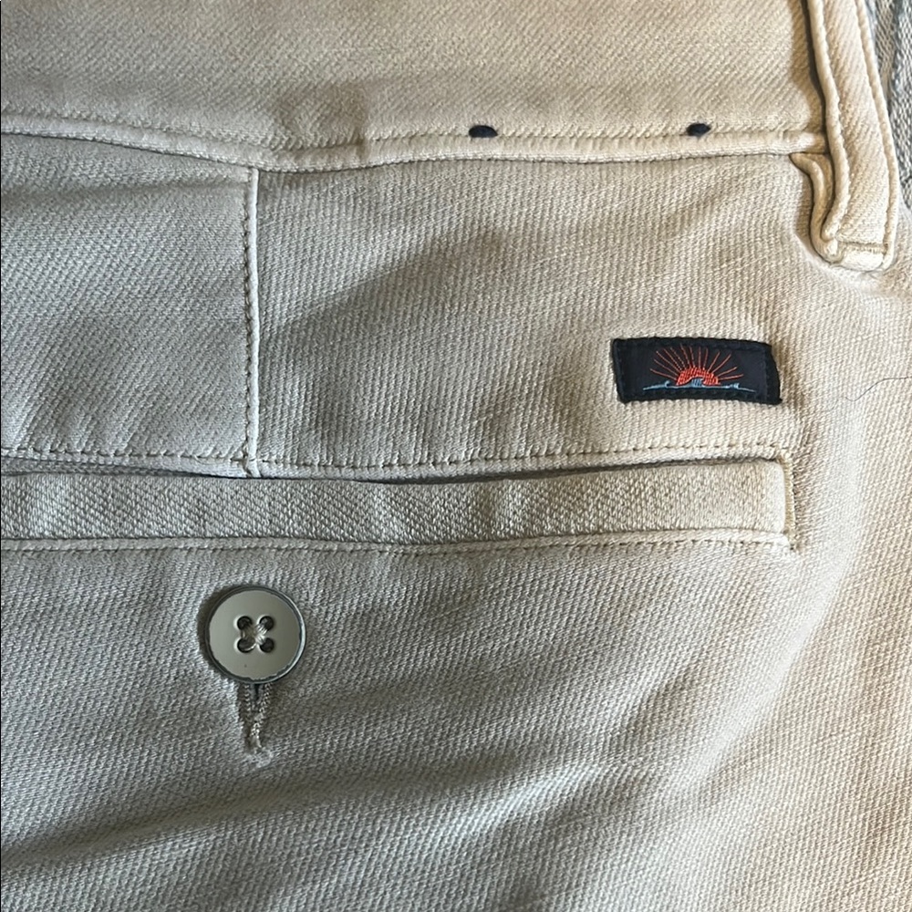 Faherty Tan Flat Front Shorts Lightweight Cotton - image 4